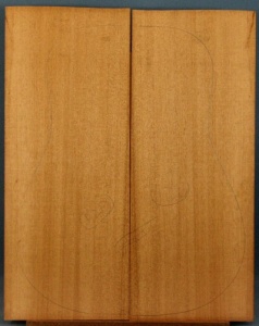 Honduras mahogany Mandolin soundboard grade AAA