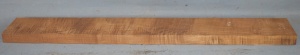 Torrified curly maple neck blank type F light figure number 201