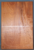 Honduras mahogany single piece body blank no 35