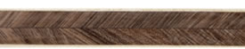 Inlay banding walnut feather with white line 16mm
