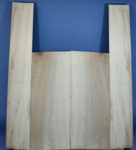 Lacewood guitar back and sides set second choice