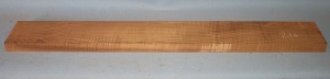 Torrified curly maple neck blank type F light figure number 216