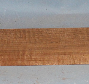 Torrified curly maple bass neck blank type FB light figure number 180