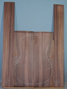 Indian rosewood guitar back and sides CAAA* no 123