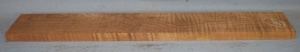 Torrified curly maple neck blank type F light figure number 204