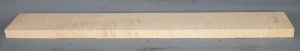 Curly maple guitar neck blank type F light figure number 143