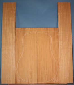 mahogany guitar back and sides WAAA*no 114