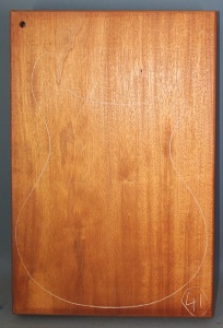 Honduras mahogany single piece body blank no 41