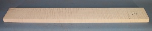 Curly maple guitar neck blank type F medium figure number 13