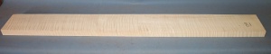 Curly maple Bass guitar neck blank type FB medium figure number 81