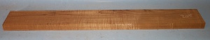 Torrified curly maple neck blank type F light figure number 205