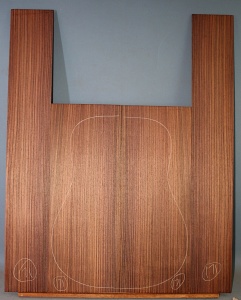 Indian rosewood guitar back sides WAAA** no 171