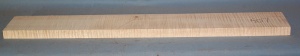 Curly maple quarter sawn guitar neck blank type F strong figure number 507