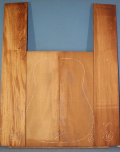 Cuban specie Surinam mahogany guitar set number 20 western size grade WAA*