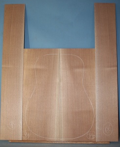 American black walnut guitar back and sides set number 84