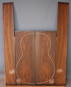 Cocobolo guitar back and sides set no 333