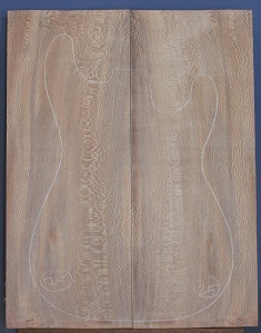 Spalted lacewood guitar top number 25 type 'B'