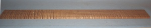 Torrefied curly maple 5 string bass fingerboard strong figure