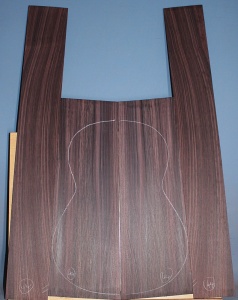 Indian rosewood guitar back and sides CAAA** no 44