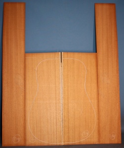 mahogany guitar back and sides WAAA*no 114