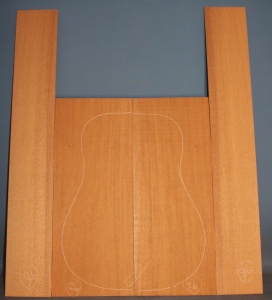 mahogany guitar back and sides WAAA*no 86