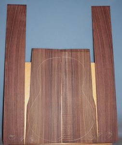 Indian rosewood back and sides CAAA** no 96