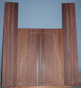 Indian rosewood guitar back and sides WAAA** number 109