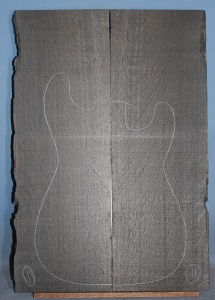 Bog oak guitar top type 'B' no 11