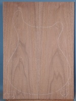 American black walnut guitar top type 'B' number 23