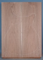 American black walnut guitar top type 'C' number 21