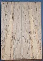 Spalted maple guitar top type 'B' strong figure number 71