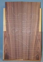 Indian rosewood guitar top number 266 type 'B'