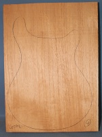 Honduras cedar single piece body blank number 4