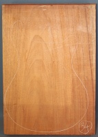 Honduras mahogany single piece body blank no 34