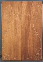 Honduras mahogany two piece body blank no 15