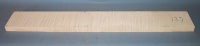 Curly maple guitar neck blank type F medium figure number 129