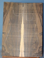 Ziricote guitar top type 'B' number 11