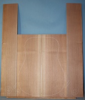 American black walnut guitar back and sides set number 80