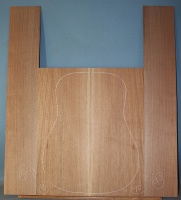 American black walnut guitar back and sides set number 90