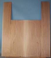 American black walnut guitar back and sides set number 91