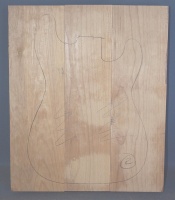 Alder three piece body blank no 2