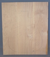 Alder three piece body blank no 1