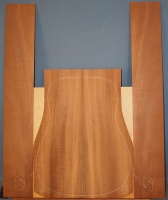 Century rippled Cuban mahogany guitar set no 59