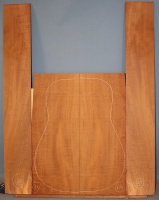 Century rippled Cuban mahogany guitar set no 54