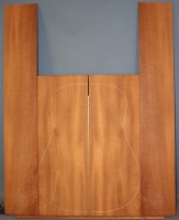 Century rippled Cuban mahogany guitar set no 53