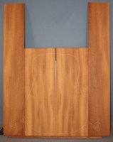 Century rippled Cuban mahogany guitar set no 51