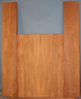 Century rippled Cuban mahogany guitar set no 50