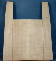 Rippled sycamore guitar back and sides set grade CAAA**