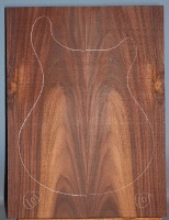 Indian rosewood guitar top type 'A'